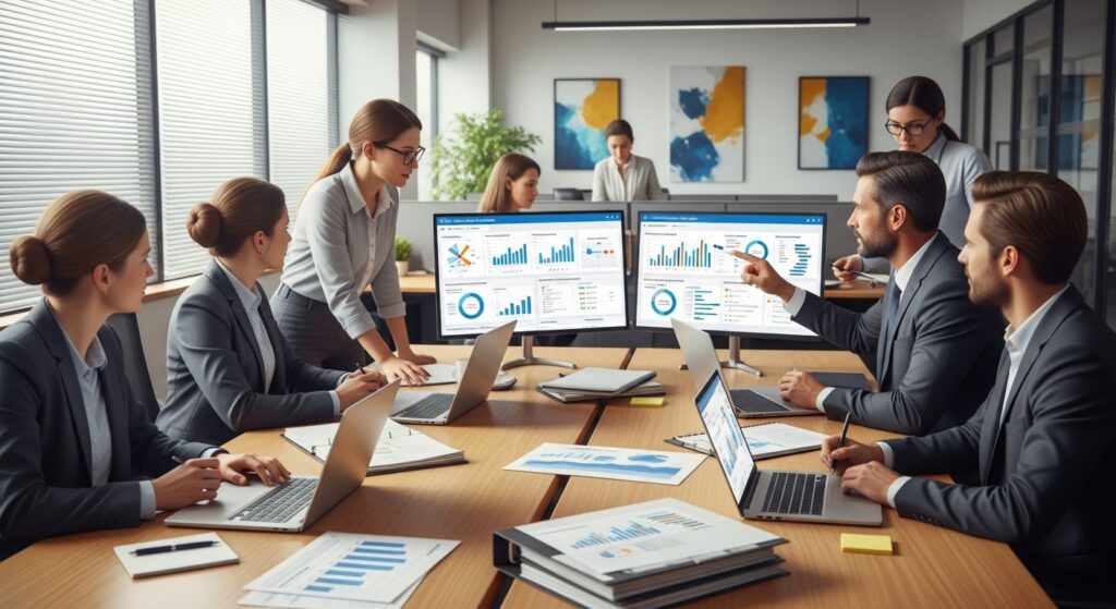 Dashboard de controle de gastos e auditoria de contas telefônicas, com gráficos de consumo, relatórios de compliance e otimização de despesas.